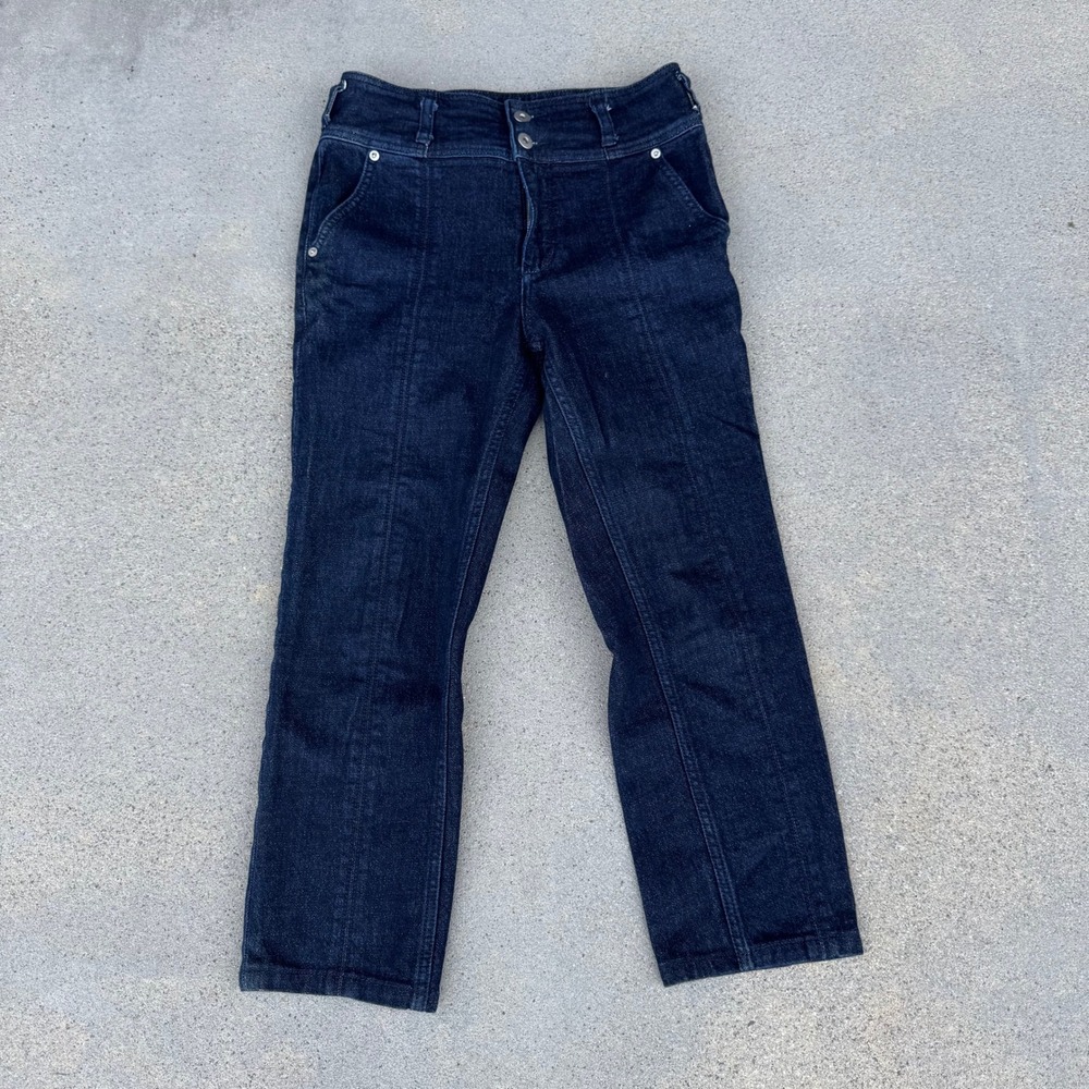 Pilcro and the Letterpress Ankle Jeans‎ Dark Wash High Rise Size 27